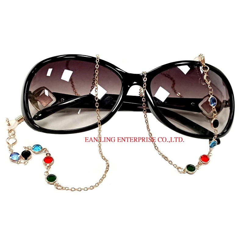 时尚眼镜链-彩色串珠
